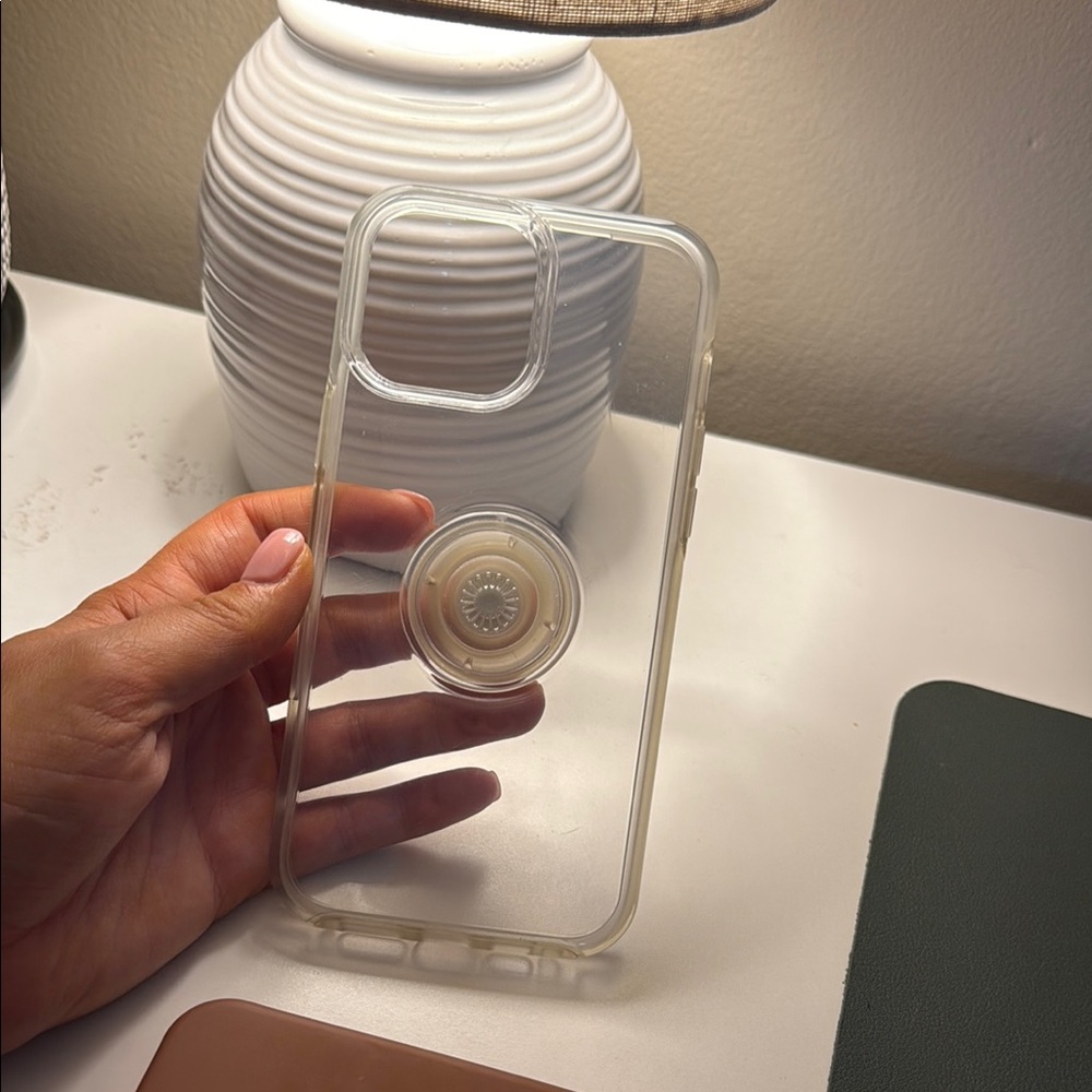 OtterBox Clear Case with Integrated PopSocket